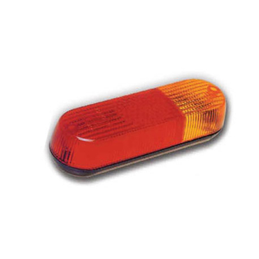 Faro trasero para Bicolor Rojo / Ambar AP-702-T 180X62X55