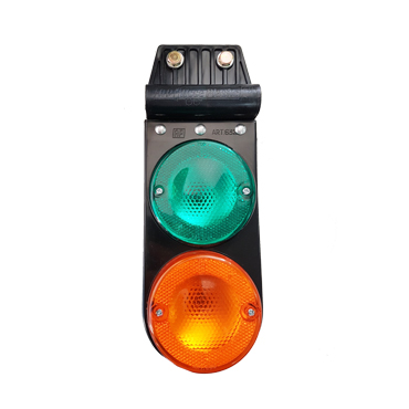 Faro Delimitador Flexible Liso Doble Amb / Verde AP-632