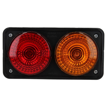Faro trasero para trasero para Rojo / Ámbar 21 W sin Ventana Tipo Abeja (295X145X85) AP-9 1932 A 2005