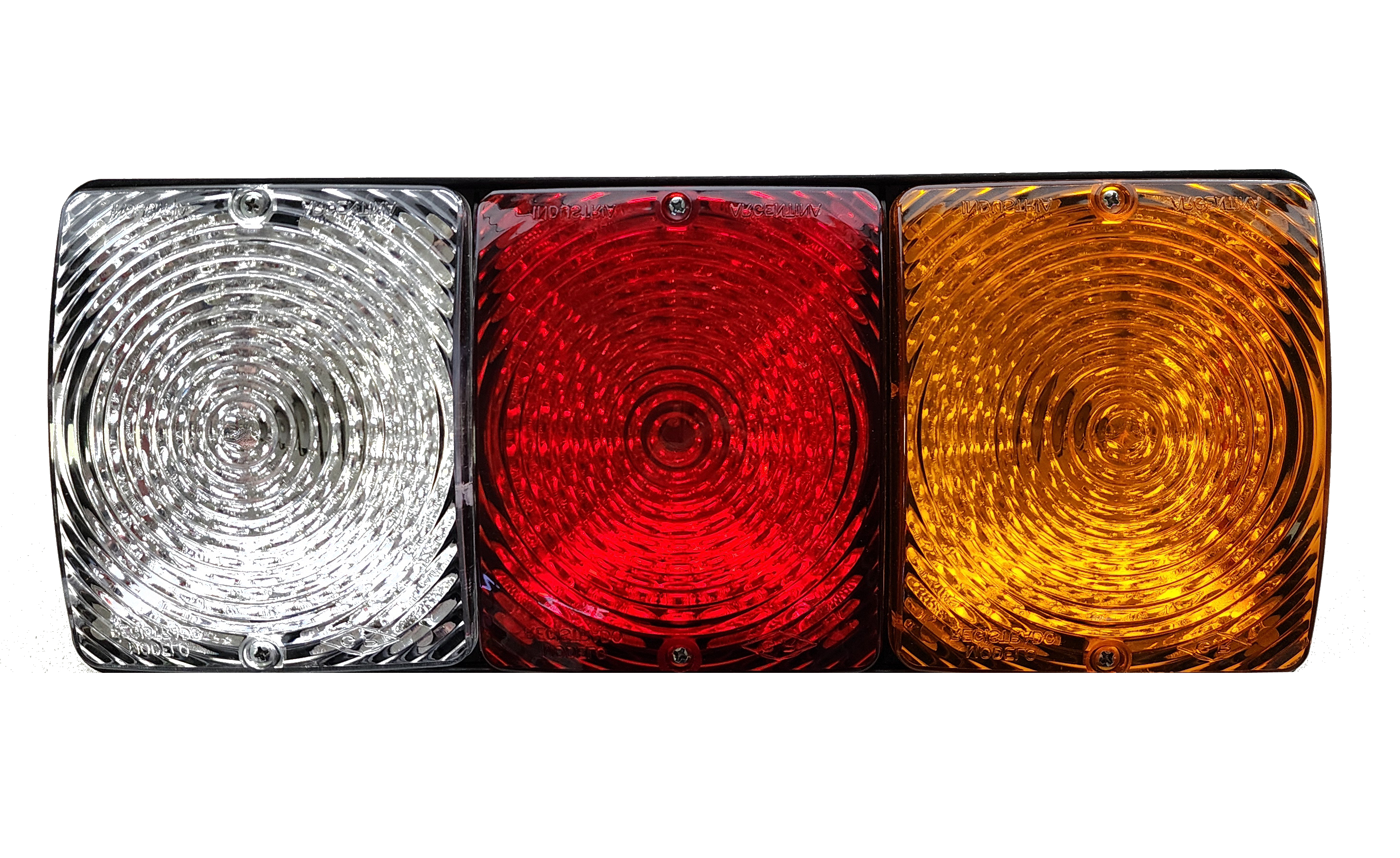 Faro Rectangular trasero Triple Tricolor Izquieroo