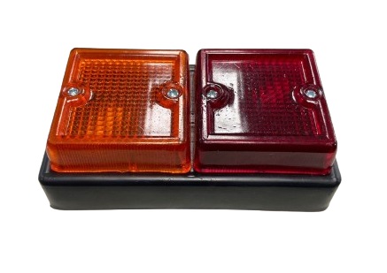 Faro trasero para Bicolor Base negra 15.6 cm X 8.8 cm