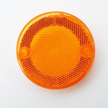 Lentes Delimitador Liso Aplique Ambar AP-630