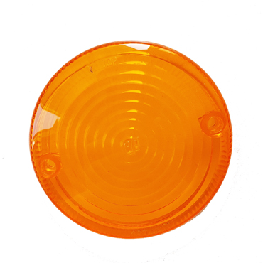 Lentes trasero Redondo Abeja Ambar con Port AP-930-07
