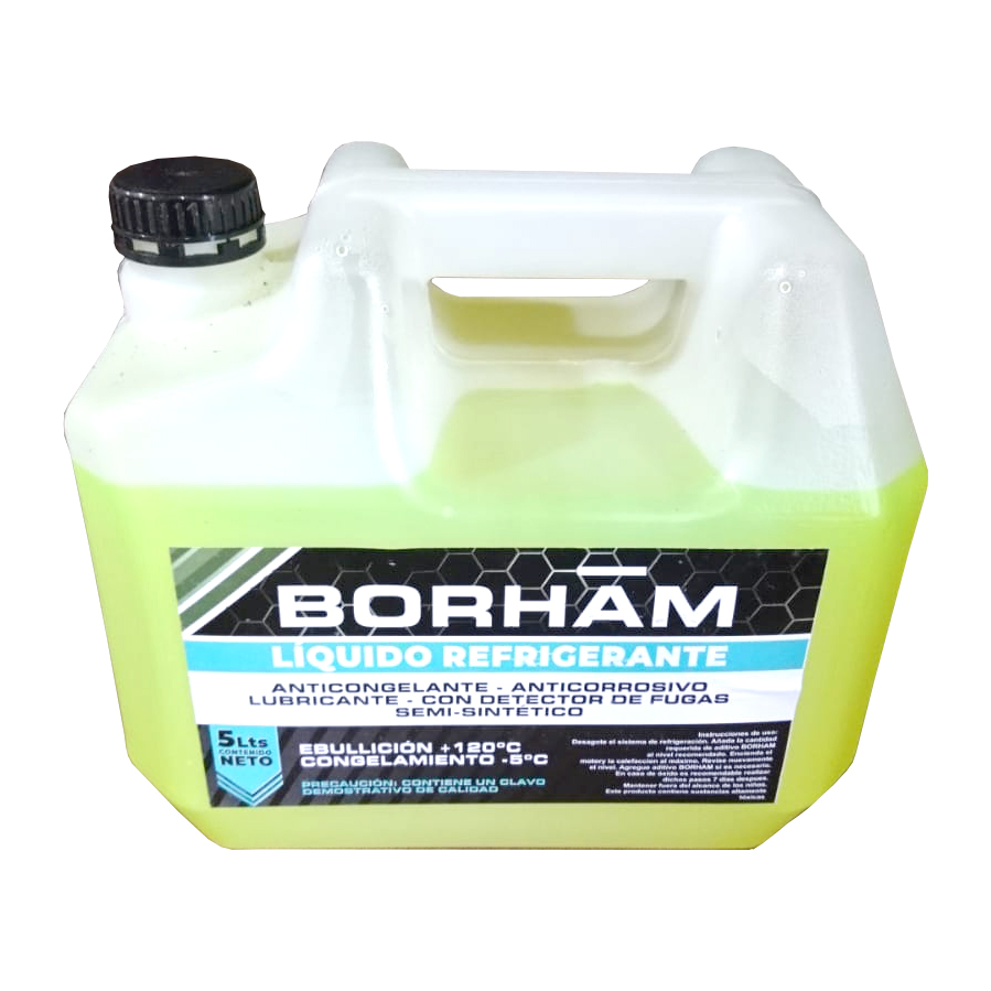 Liquidos y Fluidos Refrigerante 5 Lts. Uso Directo Homologado Amarillo