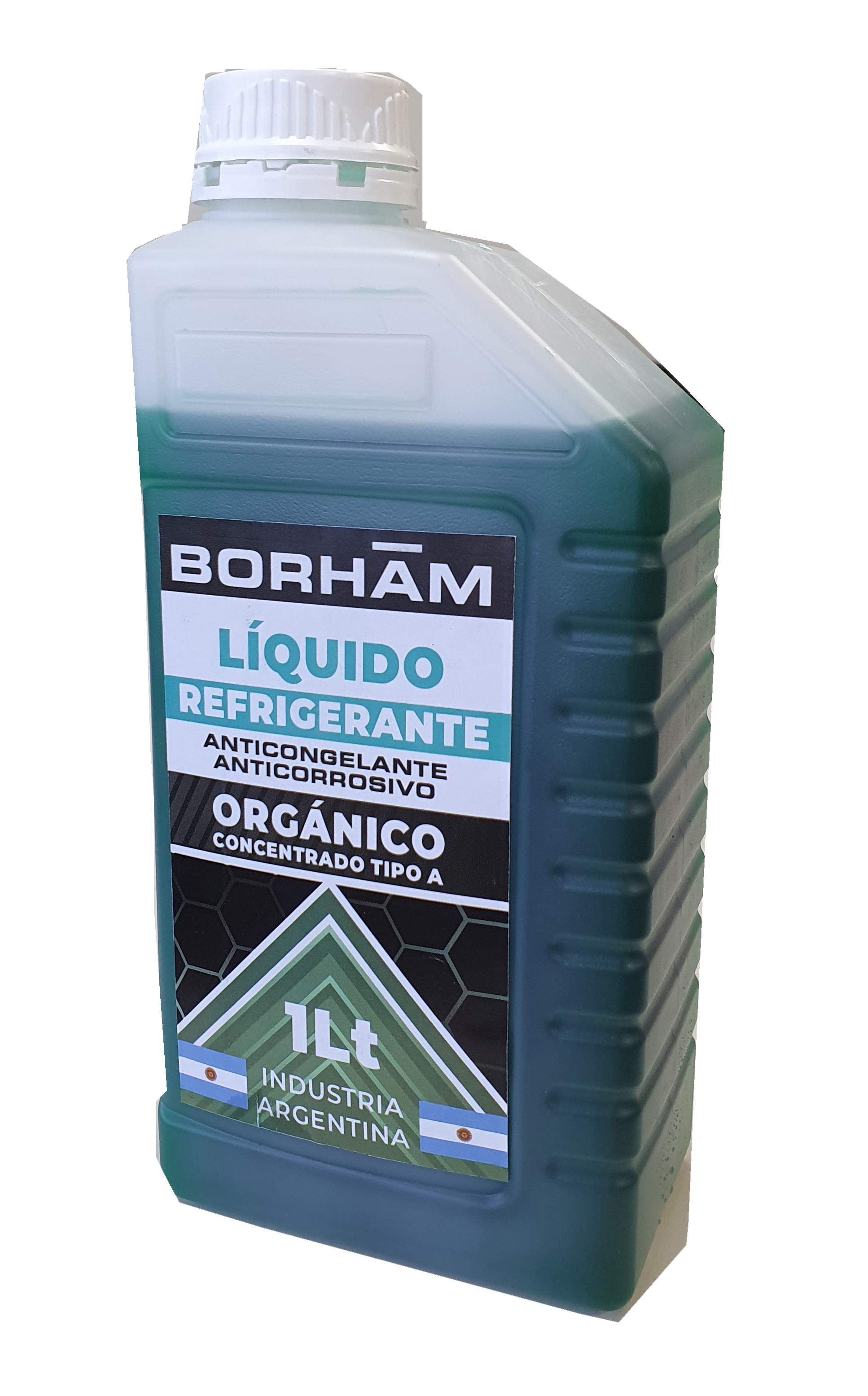 Liquidos y Fluidos Refrigerante 1 Lts Concentrado Organico Verde