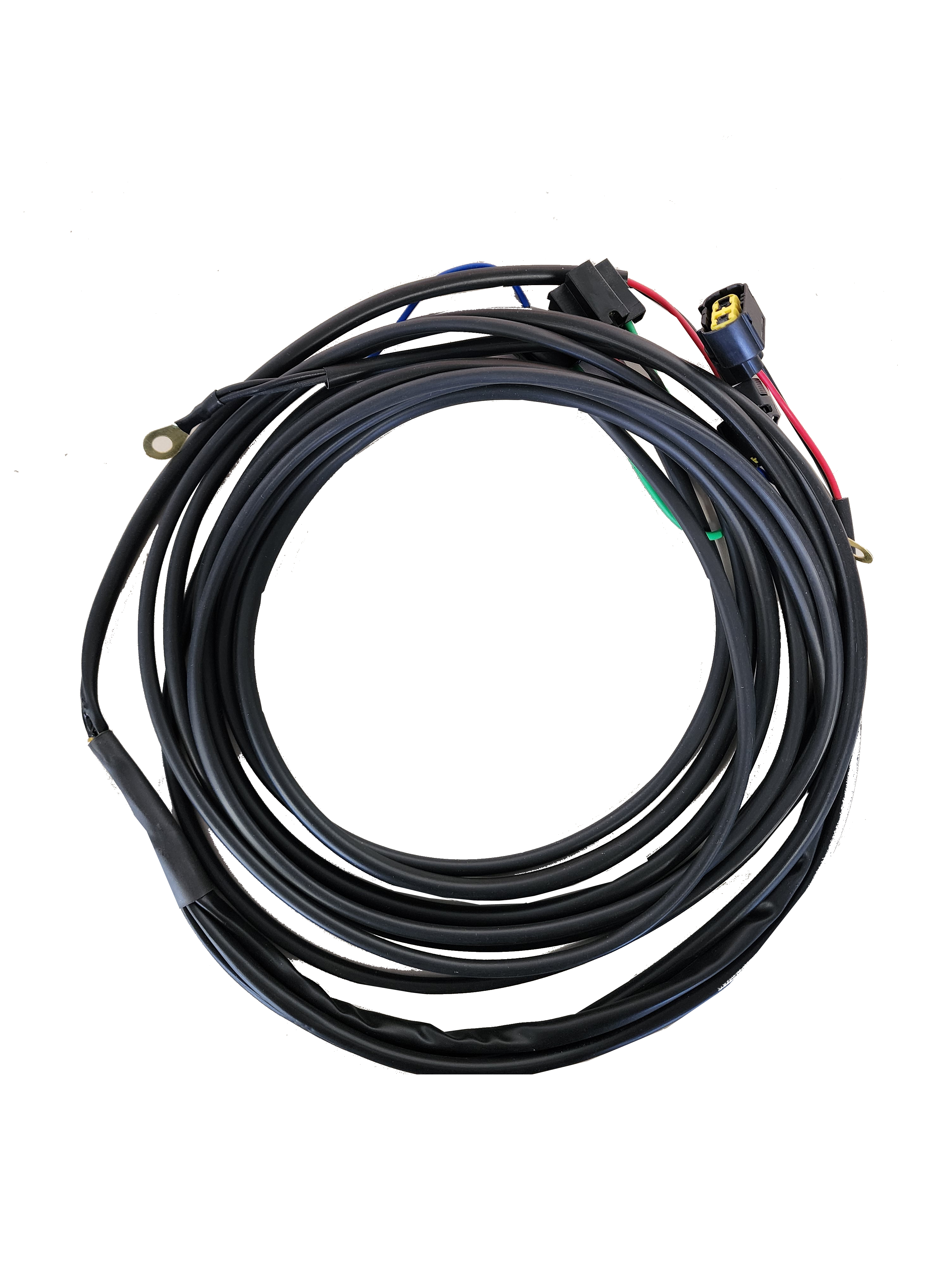 Faro Auxiliares Kit Instalacion Cable Porta Relay Portafusible Auxiliar Ficha H16 PS24