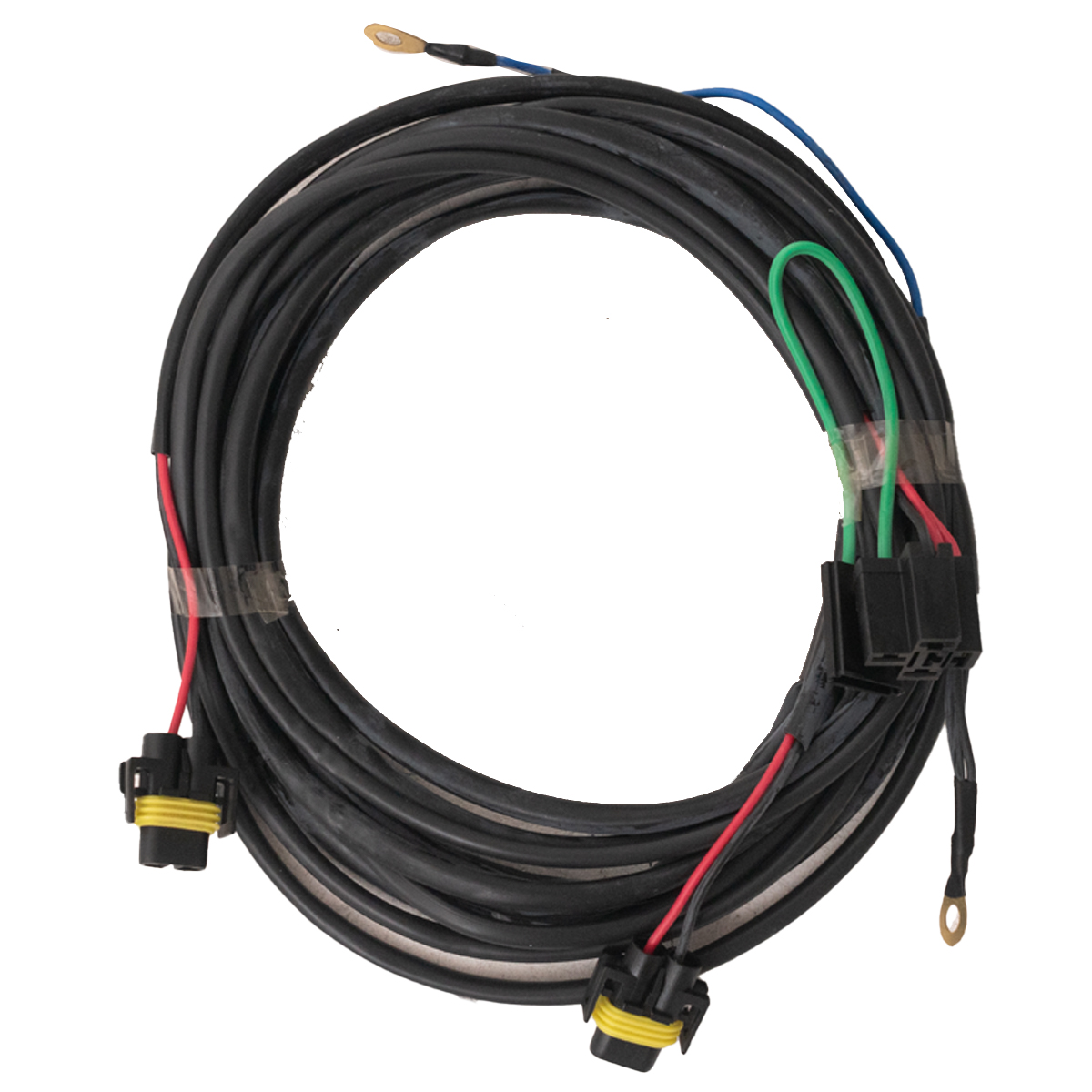 Faro Auxiliares Kit Instalacion Cable Porta Relay Portafusible Auxiliar Ficha H11 / H8