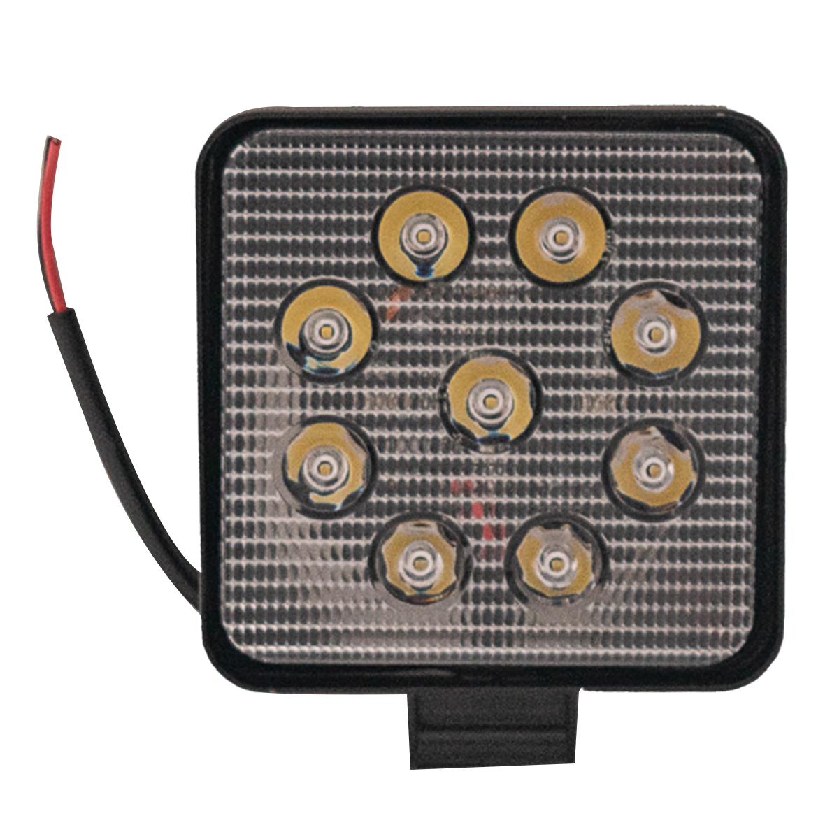 Faro Auxiliares Cuadrado 27 Watts (9 LED * 3 Watts) blanco 12 V / 24 V