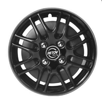 Tazas de Rueda Susuka 13" negra Tu4093N
