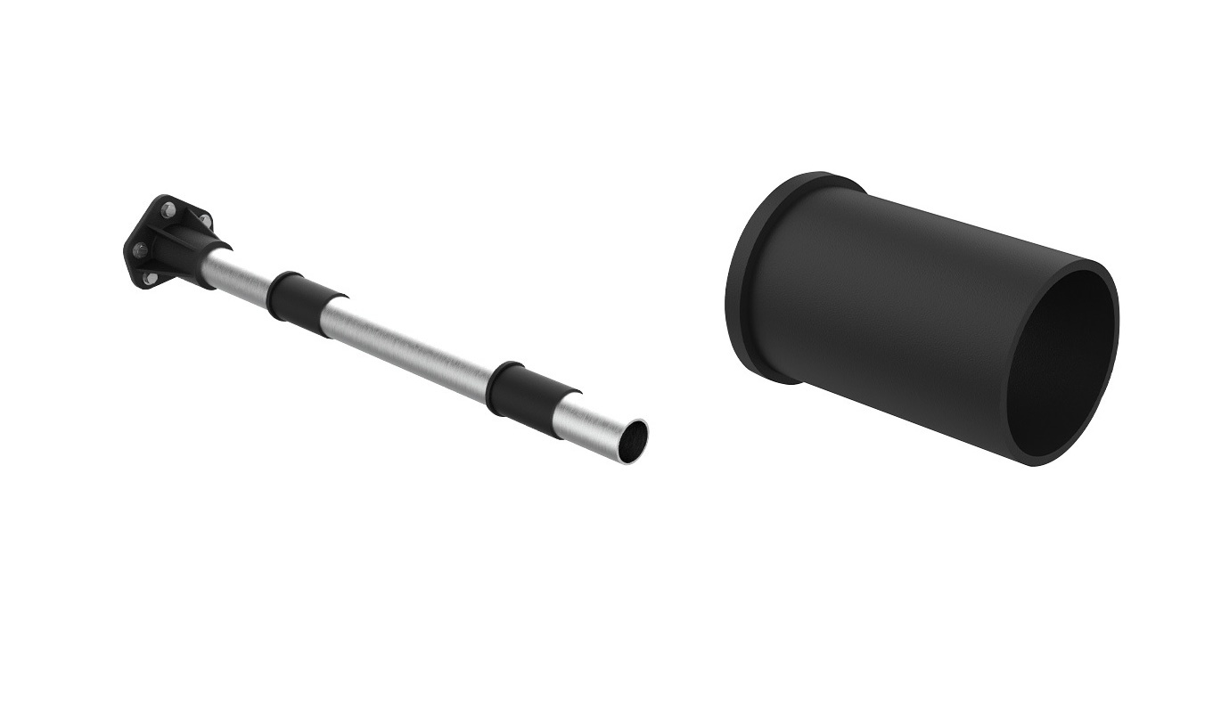 Guardabarro trasero + Buje de Reduccion para Soporte Fijacion Camiion