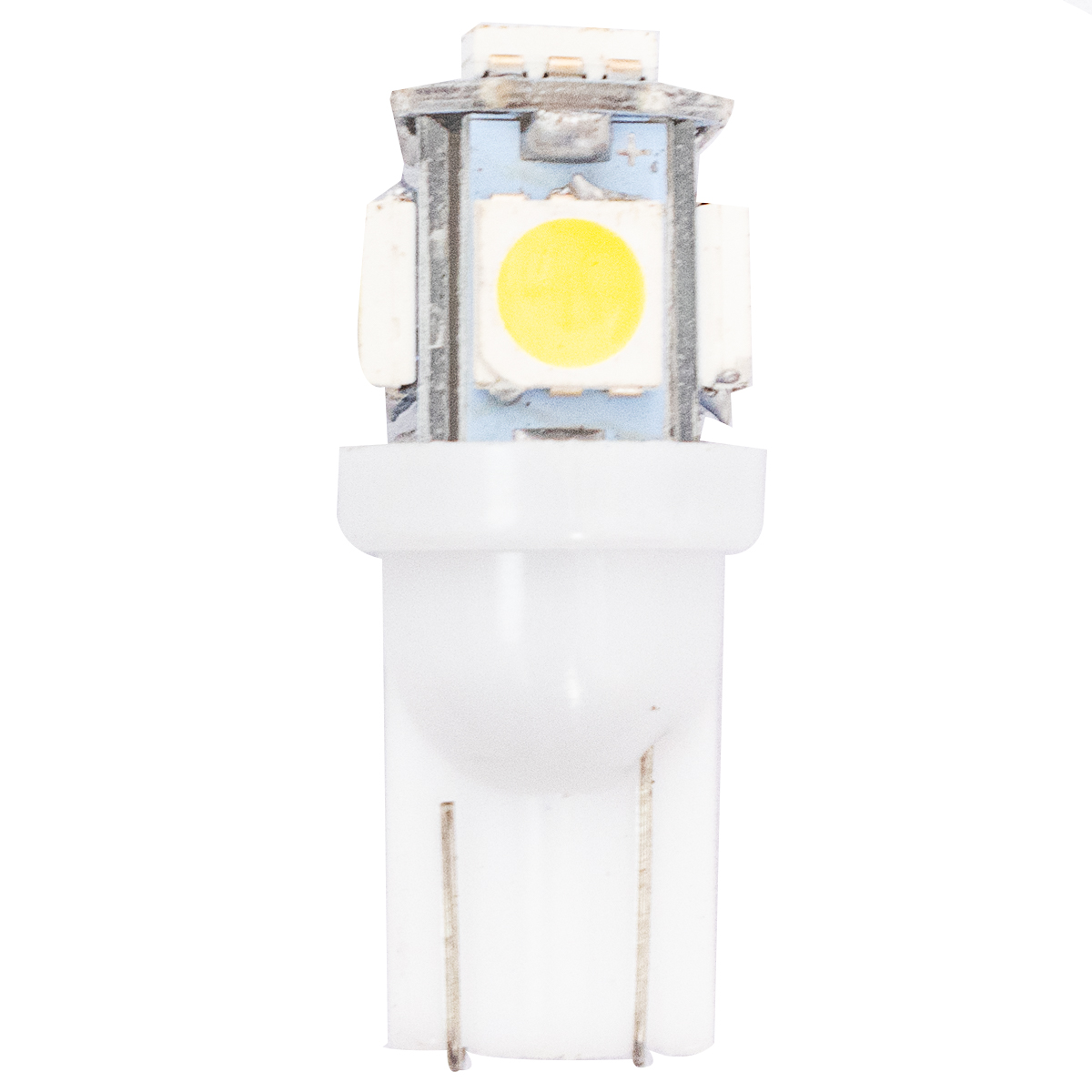 Lámparas 2821 - T10 - 5 Puntas LED 5050 Smd - blanco Piojito 12 V