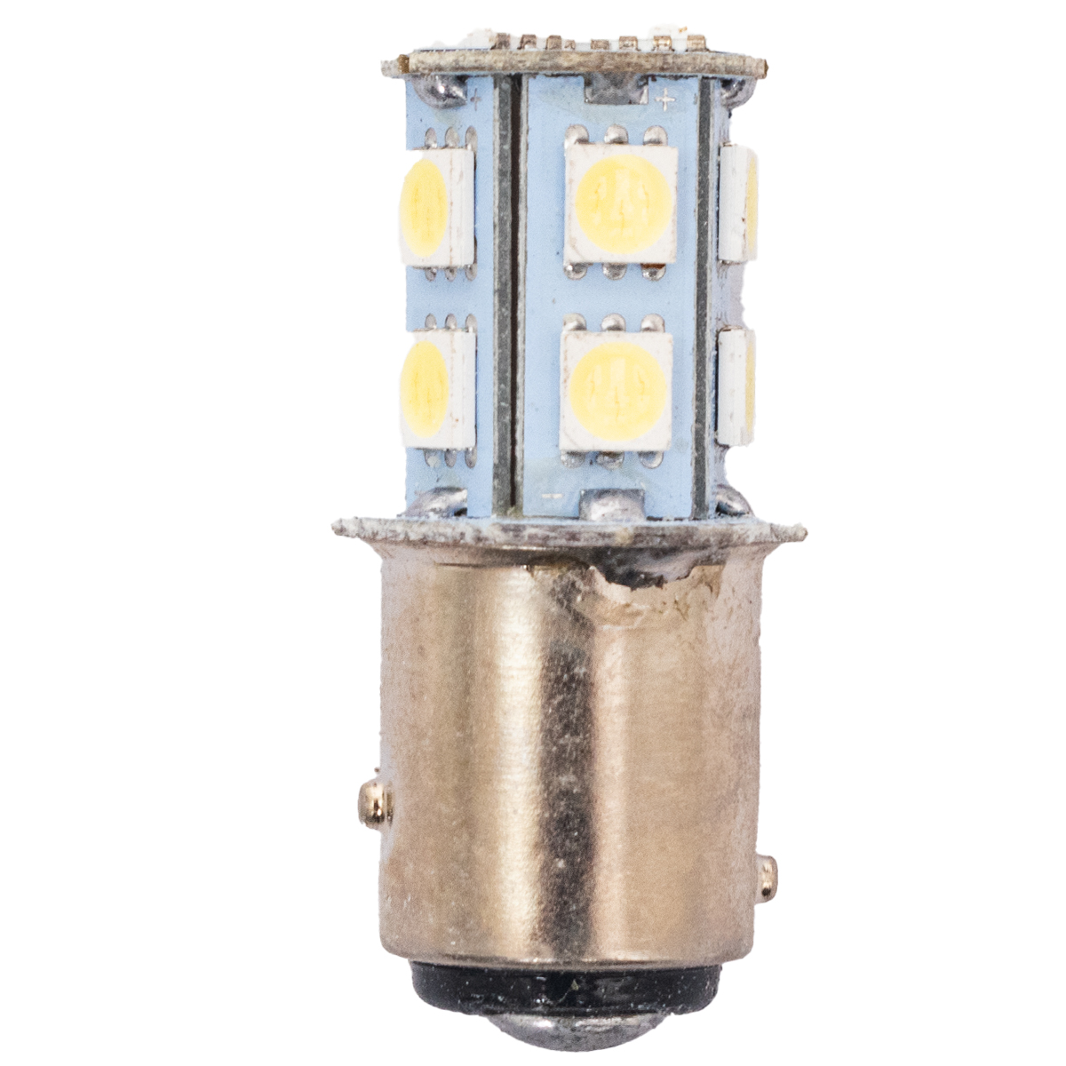 Lámparas 2 Polos 13 LED 5050 Smd blanco 12 V 1034 -1157 - P21 / 5 W Despareja