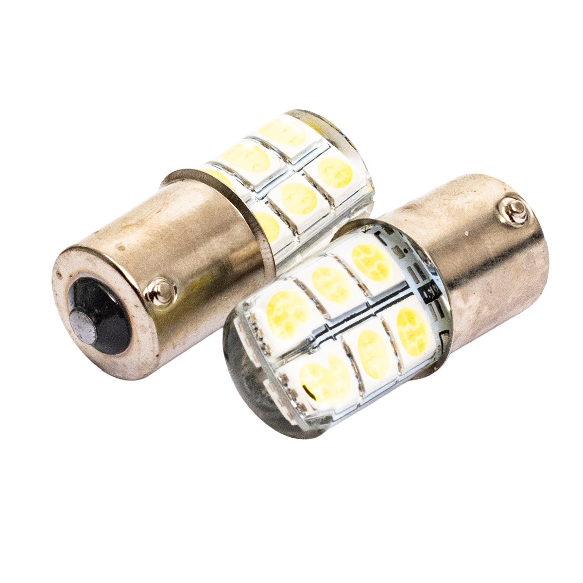 Lámparas 67 / 1003 / 1141 / 1156 - P21W 6 LED 5050 blanco 24 V Blister X2