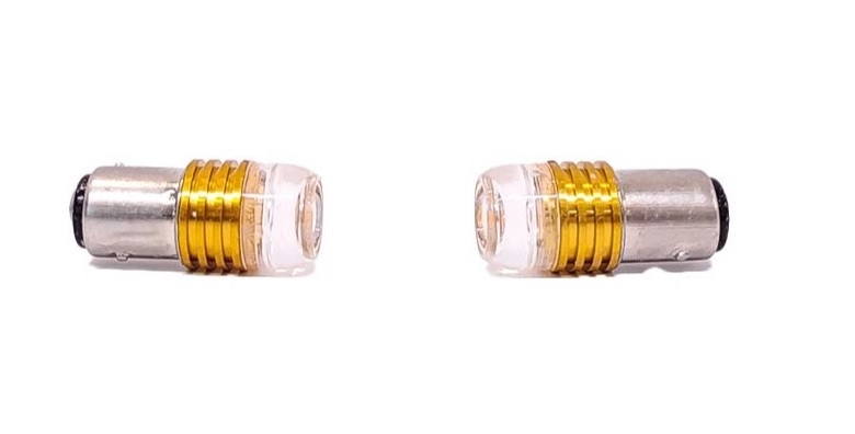 Lámparas 1034 - 1157 - P21 / 5 W LED Ceramik 5630 - Ambar 24 V Blister X2