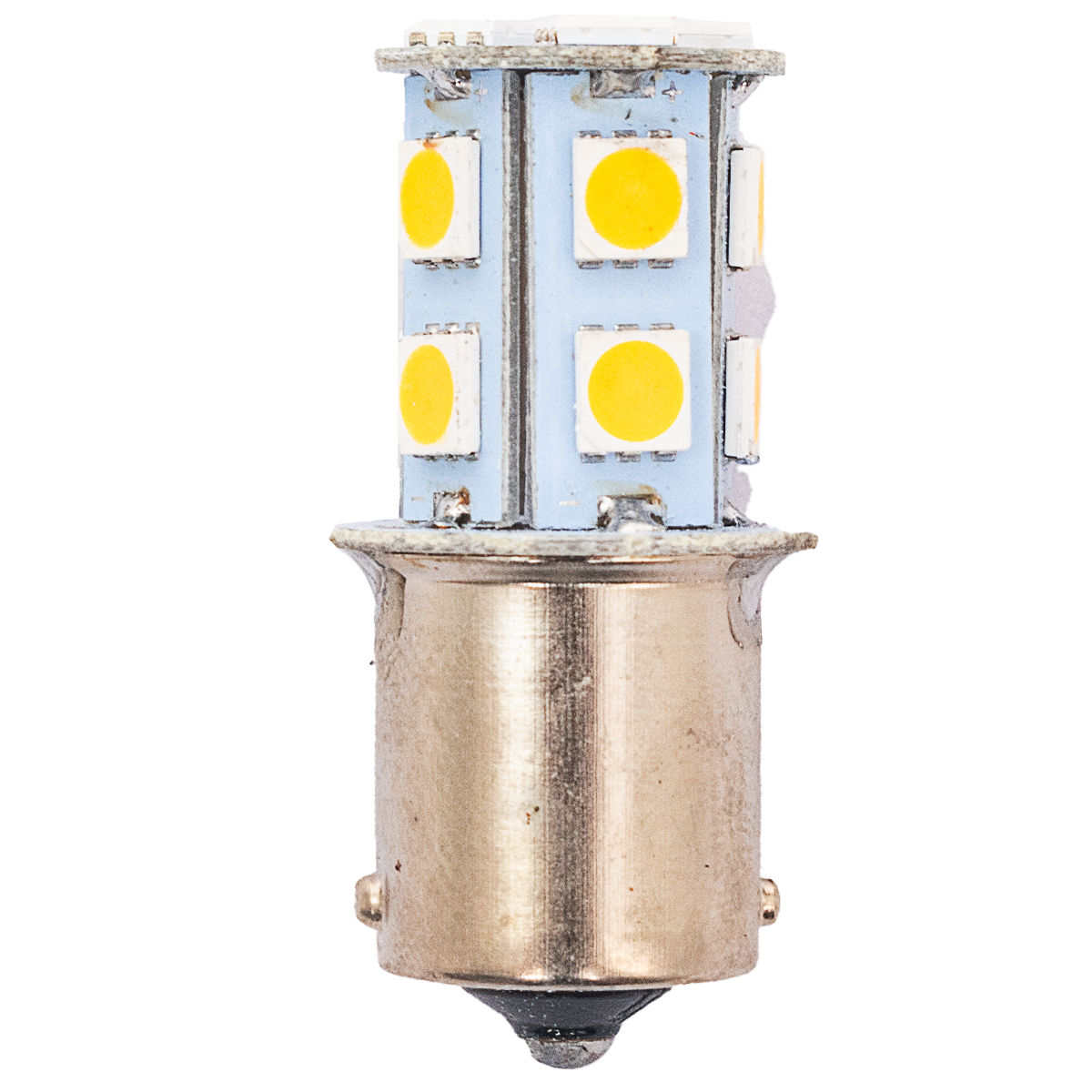 Lámparas 1 Polo 13 LED 5050 Smd - Ambar 12 V -1141- P21W Pareja