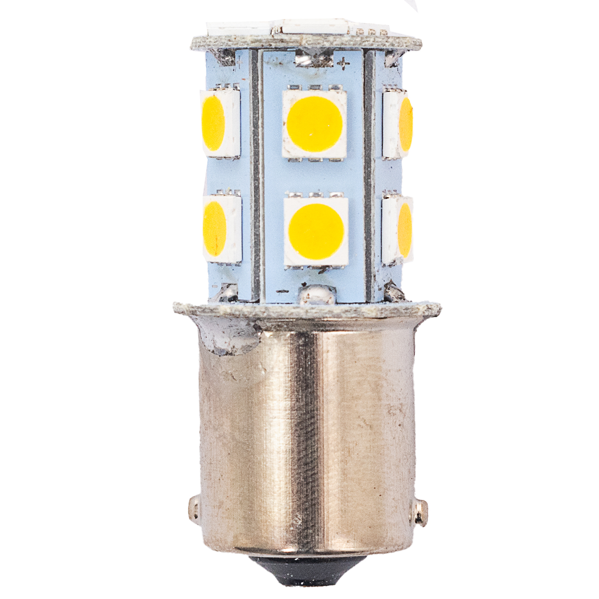 Lámparas 1 Polo 13 LED 5050 Smd - Ambar 24 V -1141- P21W Pareja