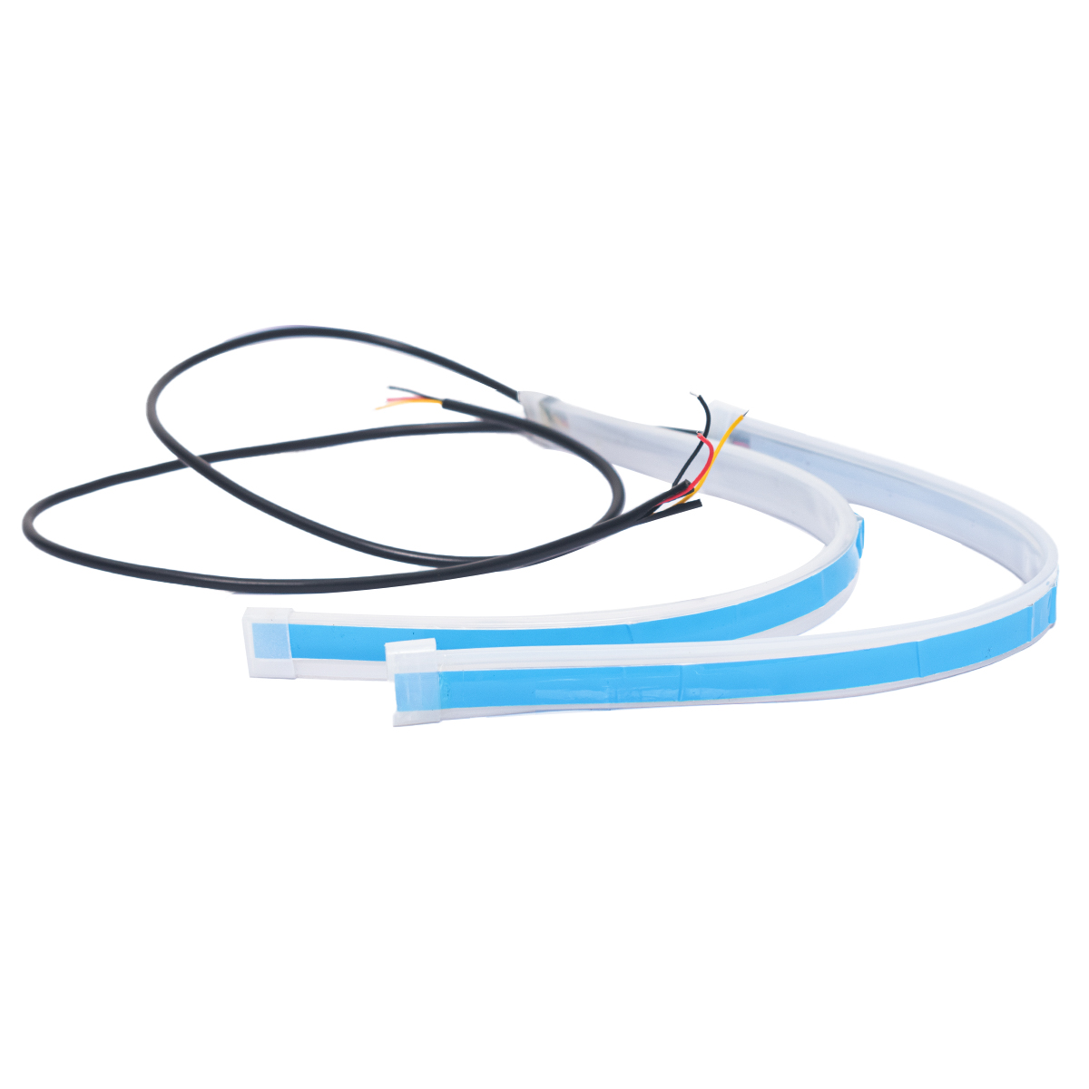 Accesorios Varios Set X2 Tira LED Drl blanca + Giro Secuencial Ambar 30 cm
