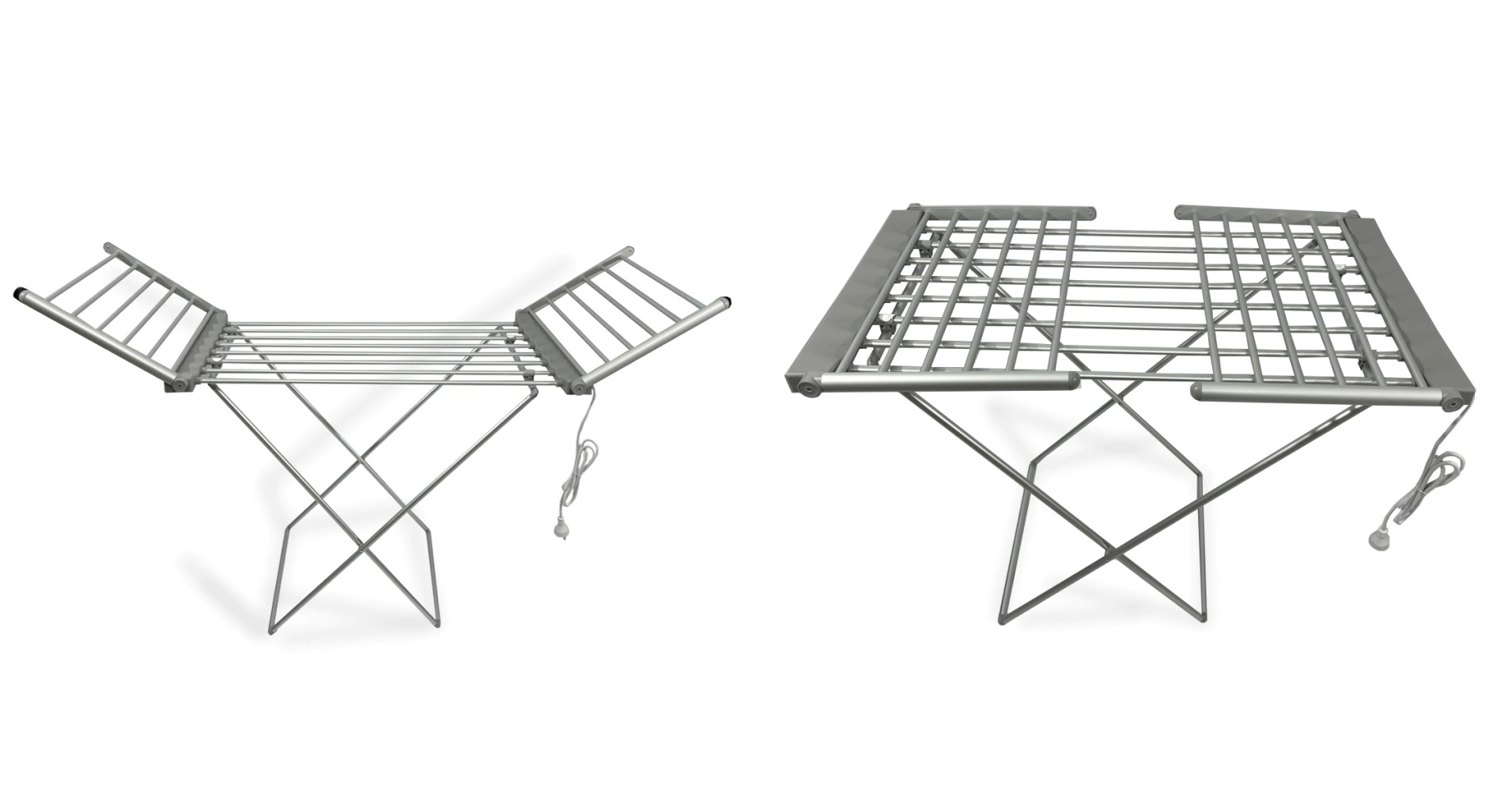 Tender Eléctrico Plegable 18 Varillas con Alas 74.5X94X54 Cm