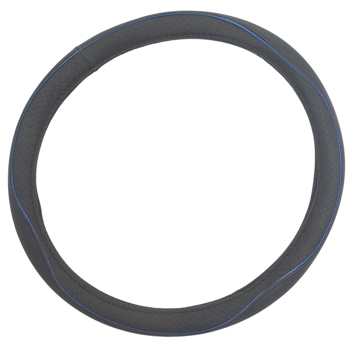 Accesorios Varios Cubre Volante 38 cm negro con Vira Azul