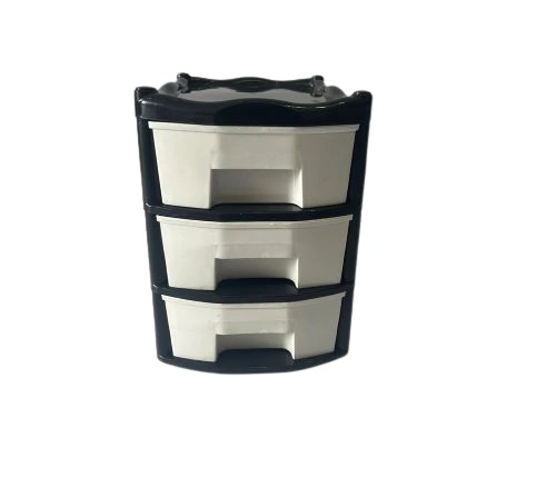 Accesorios Varios Cajonera Plastica Organizador 3 Cajones Rectangular 28X18.5X25