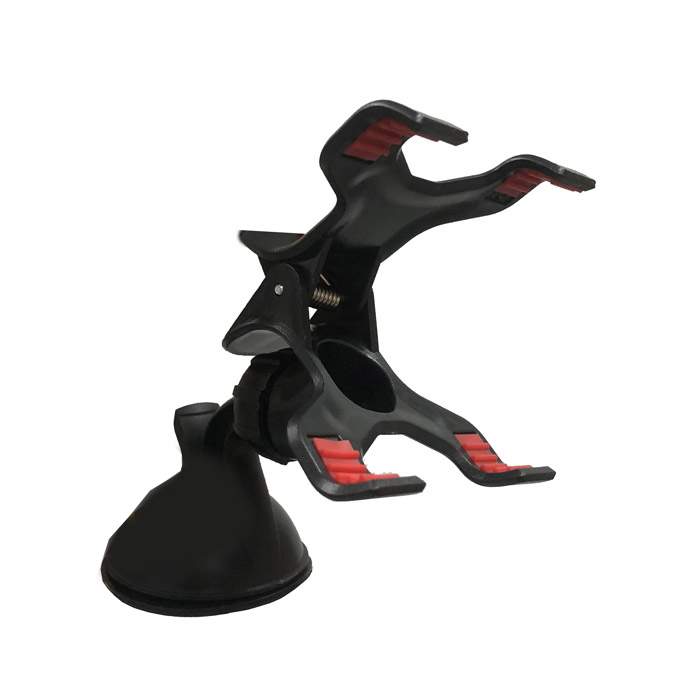 Accesorios Varios Soporte Celular Doble Pinzas Regulable Base Succion Siliconada