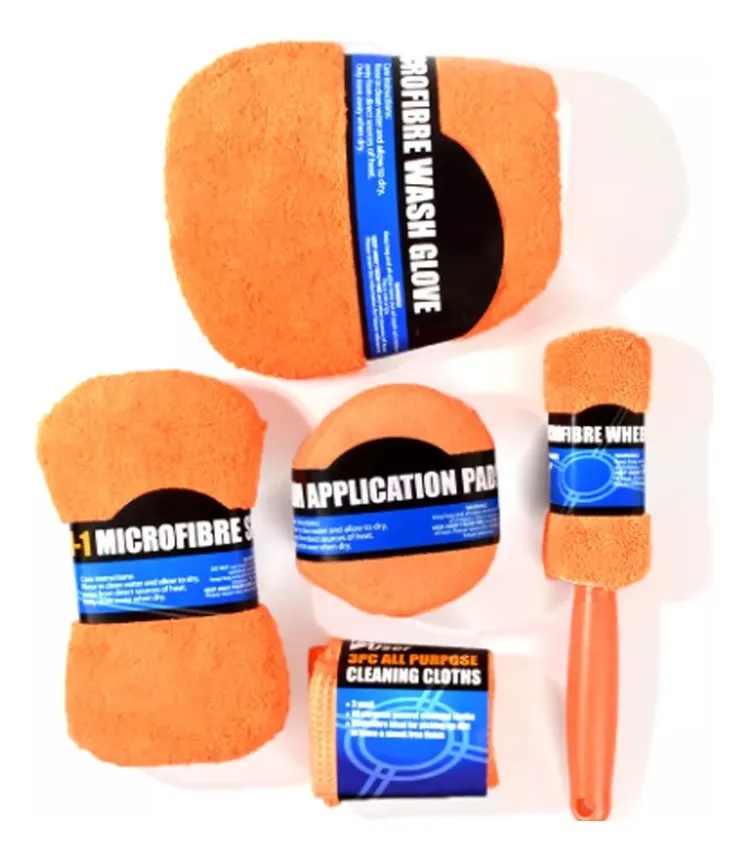 Accesorios Varios Kit de Limpieza Microfibra 9 Piezas