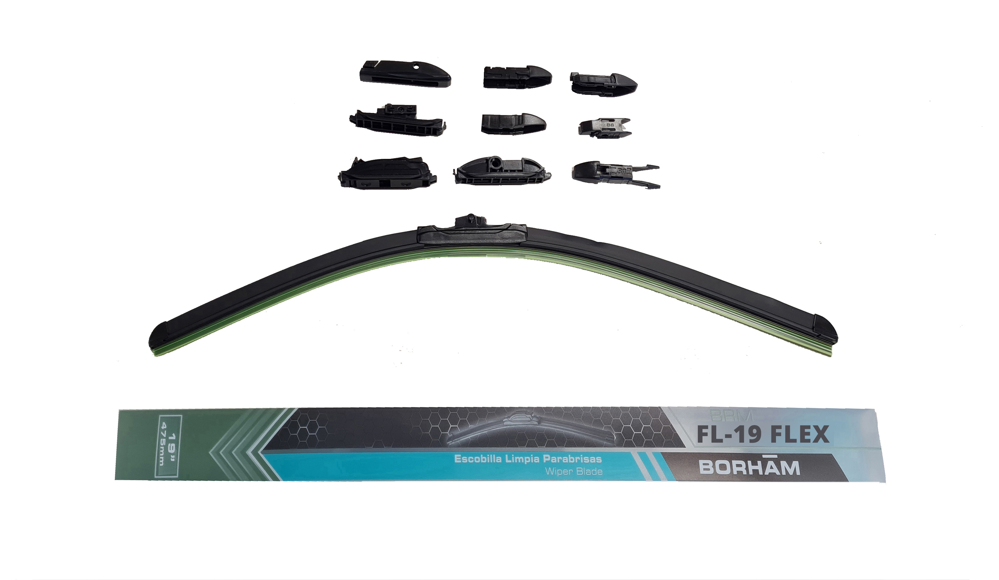Escobillas Flexible Multiencastre Fl 19" Nueva Serie FL19