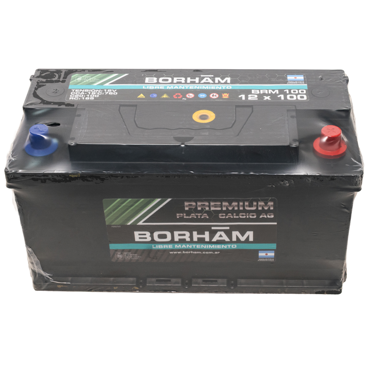 Baterias Borham BRM100 12X100D 353X175X190