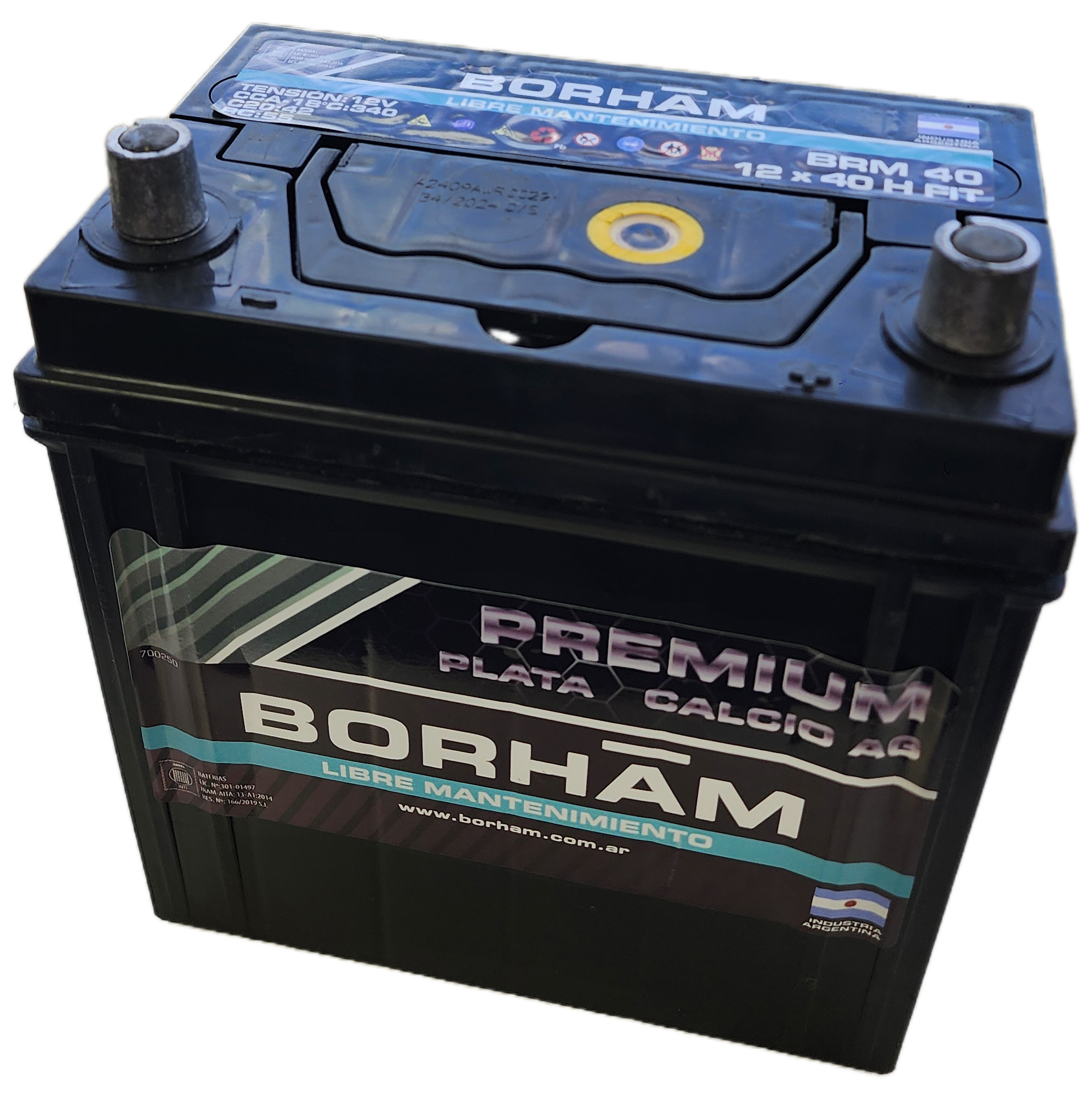 Baterias Borham BRM40 12X40 Japon 197X129X227