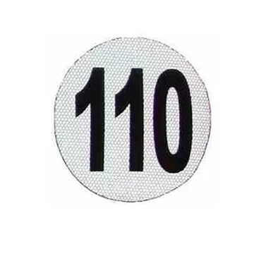 Cinta Reflectiva Circulo Velocidad Maxima "110"