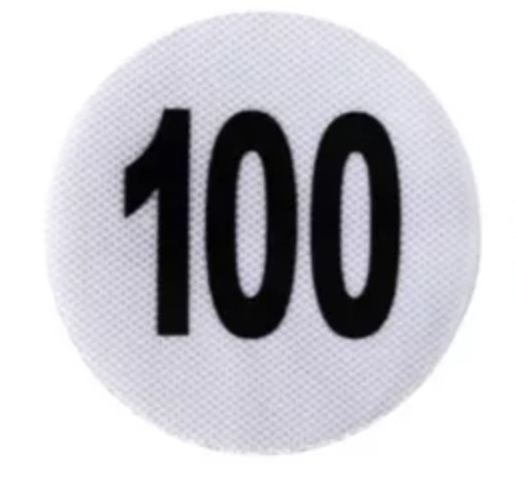 Cinta Reflectiva Circulo Velocidad Maxima "100"