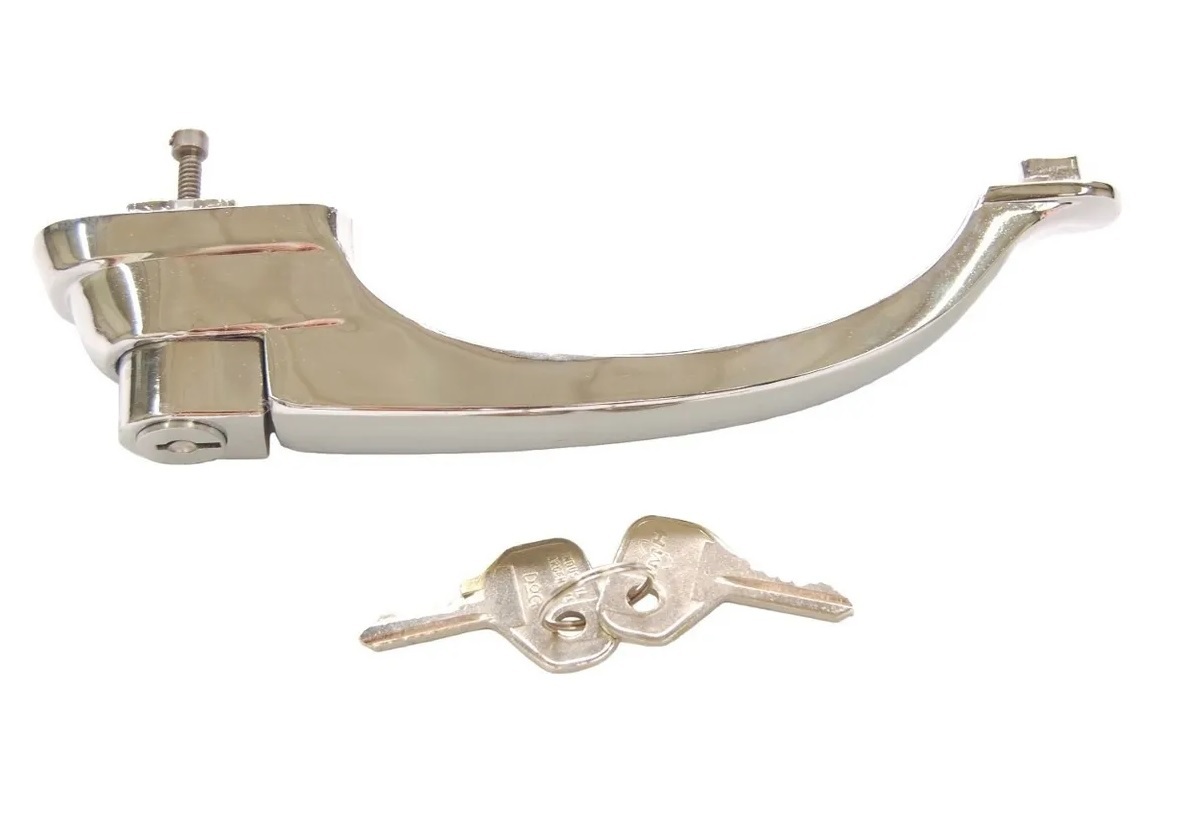 Manija exterior Rastrojero A Boton con Llave