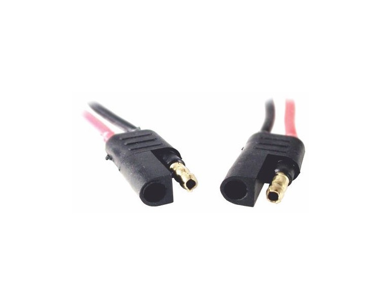 Fichas y Conectores Chata para Electroventilador Cables 2 5 mm X 25 cm (X Juego)