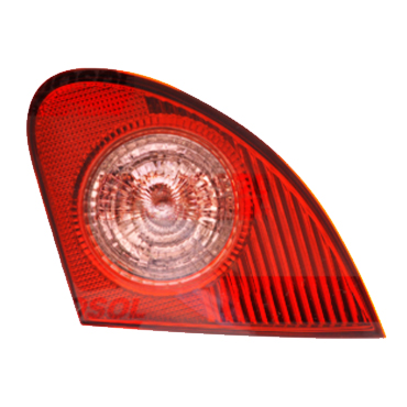 Faro Corolla 2002-2008 trasero Rojo / Rosa interior izquierdo