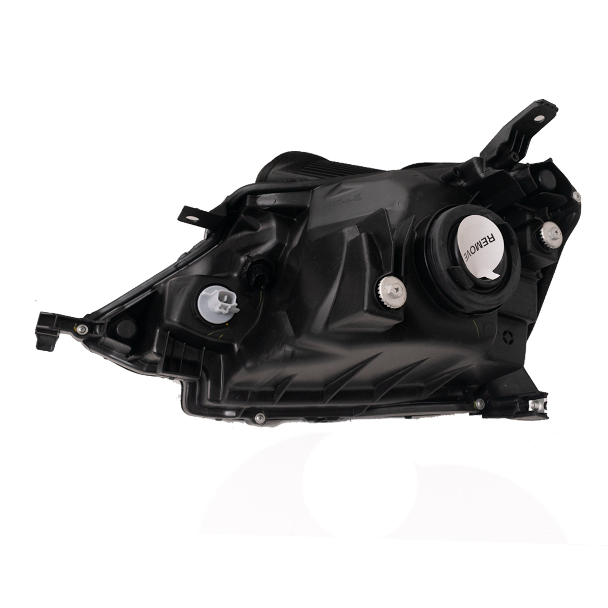 Óptica para Toyota Etios Desde 2012 derecha Fondo negro
