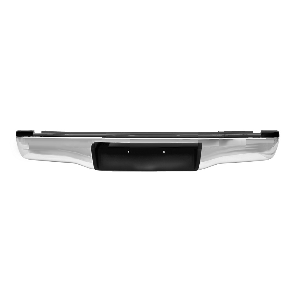 Paragolpe para Toyota Hilux 2005 en Adelante trasero Recto Completo con Soporte cromado