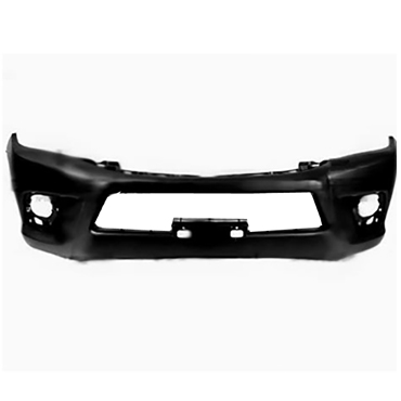 Paragolpe para Toyota Hilux 2016 / 2018 Dx Base delantero negro Texturizado