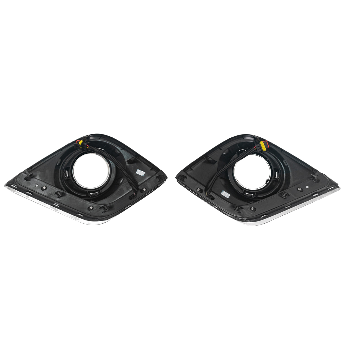 Moldura exterior para Toyota Hilux 2016 / 2018 Kit Grillas con cromado con Luz Diurna y Giro Secuencial