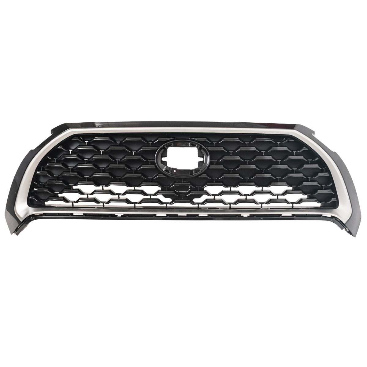 Parrilla para Toyota Corolla Cross 2021 / 2023 negra con Moldura gris
