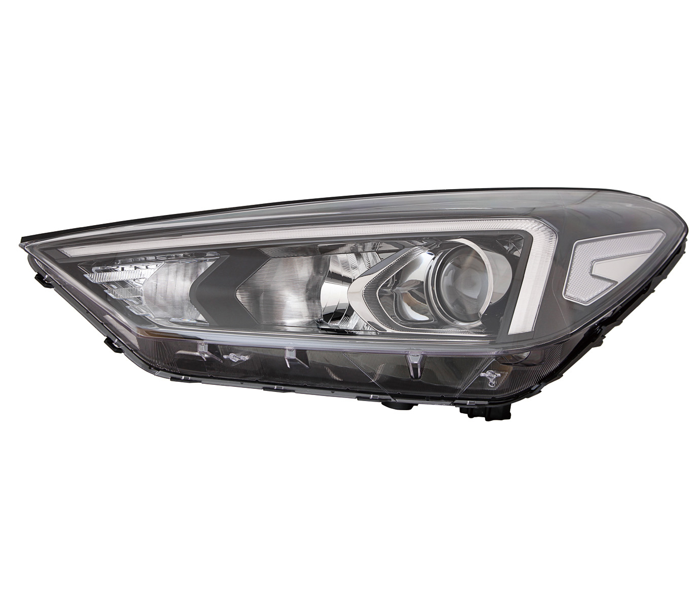 Óptica para Hyundai Tucson Desde 2020 izquierda con Lupa con LED