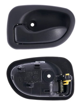 Manija interior Atos 1998-2012 negra izquierda