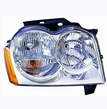 Óptica para Jeep Grand Cherokee 2005 / 2010 derecha Base Recta