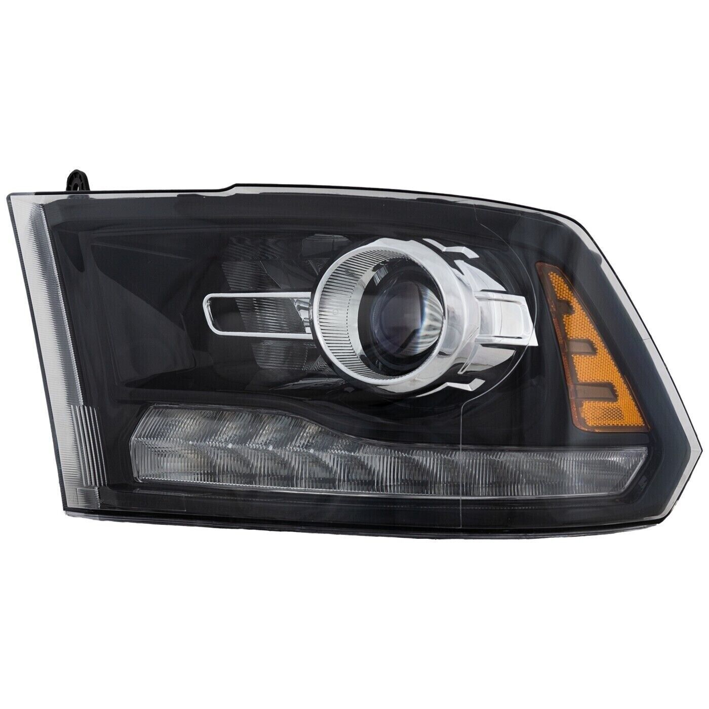 Óptica para Ram 1500 / 2500 2014 / 2018 izquierda Fondo negro