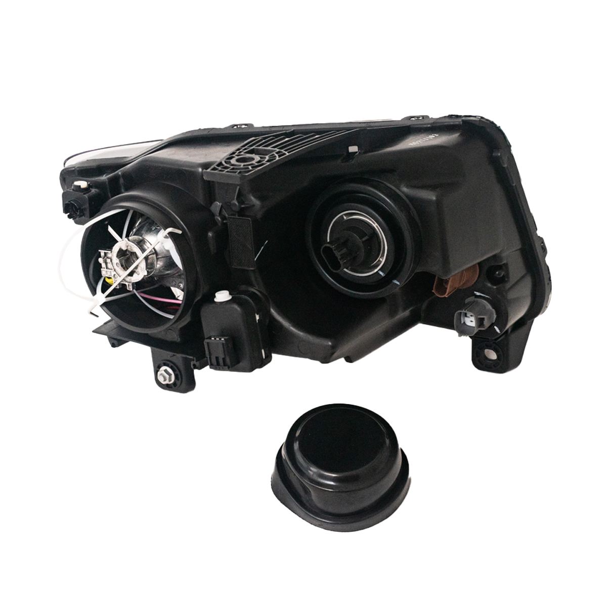 Óptica para Jeep Compass 2011 / 2016 F / negro con Lupa izquierda
