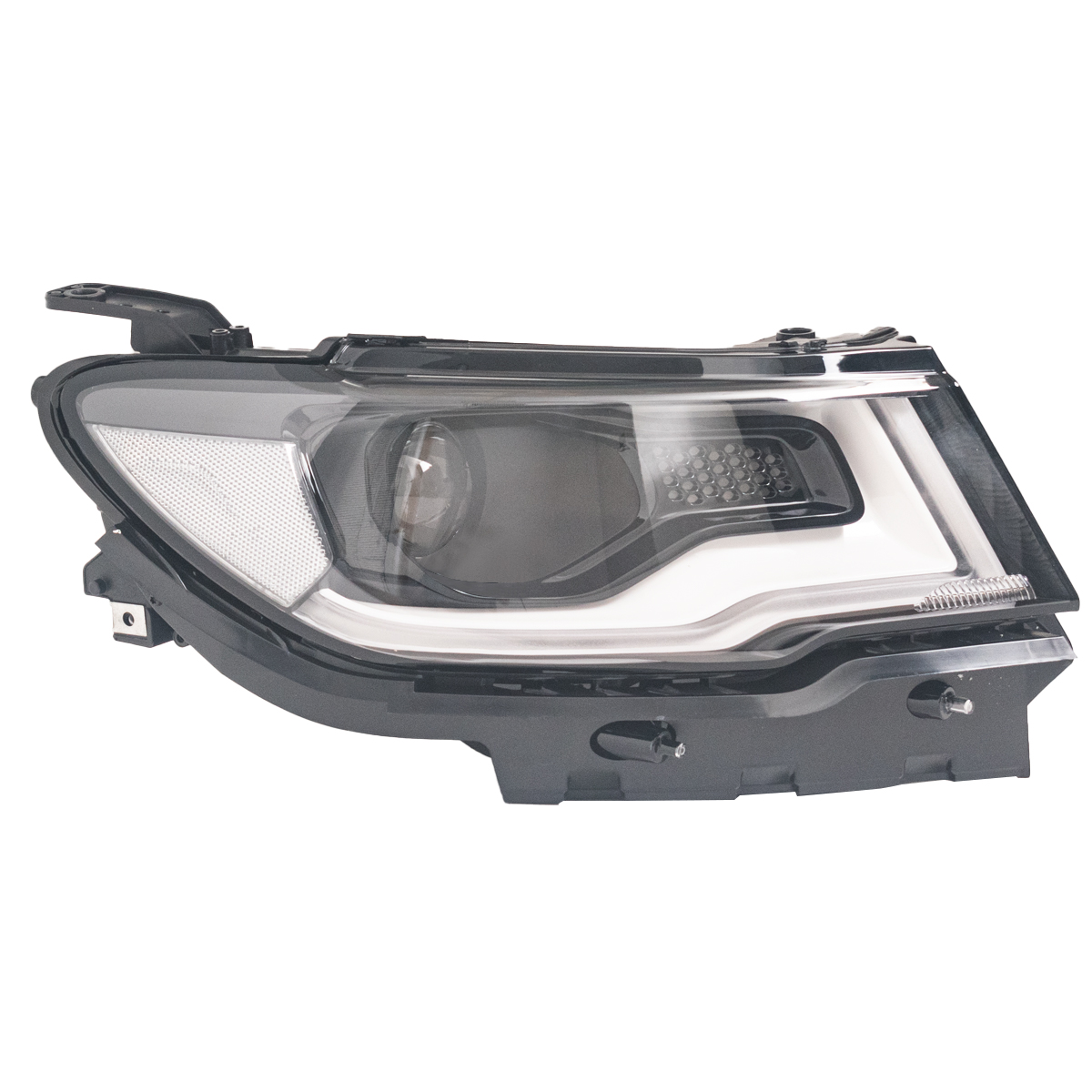 Óptica para Jeep Compass 2017 / 2021 derecha con Lupa con LED
