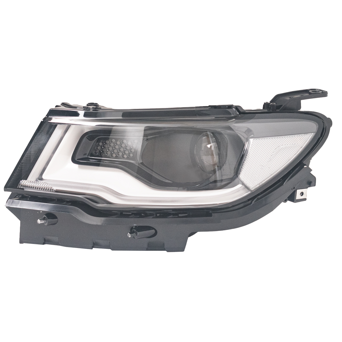 Óptica para Jeep Compass 2017 / 2021 izquierda con Lupa con LED