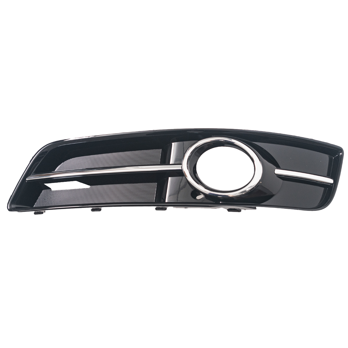 Aro de faro izquierdo para Auxiliar para Audi A3 2009 / 2012 con Vira y cromado