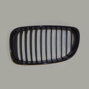 Parrilla para BMW Serie 1 2007 / 2013 negra Marco negro E82 Coupé E88 izquierda
