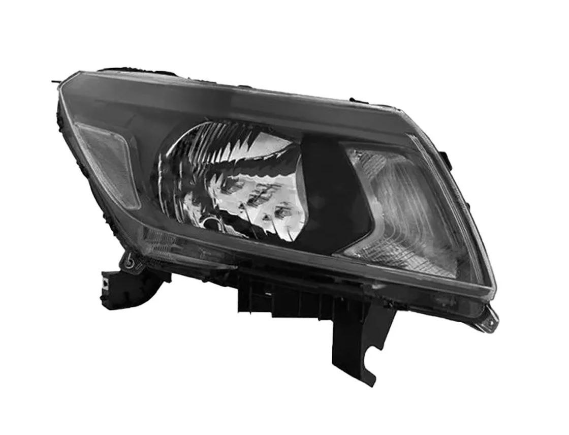 Óptica para Chrysler Frontier 2016 / 2022 (NP300) negra derecha