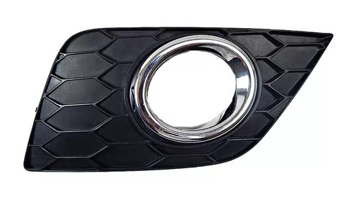 Grilla Lateral de Paragolpe para Nissan Sentra 2017 / 2019 con Aro cromado derecho